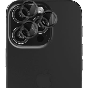 EFM Camera Lens Screen Armour for iPhone 16 pro and 16 Pro Max - Carbon